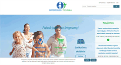 Desktop Screenshot of ortopedija.lt