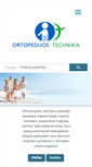 Mobile Screenshot of ortopedija.lt